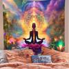 Seven Chakra Meditation Zen Wall Tapestries for BedroomGalaxy Space Lotus Spiritual Wall Hanging Art Decor for Living Room Dorm