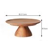 Swanson Shoji Chabatree Cake Stand Wooden M Marinetopia Acacia Diameter X Height 10cm Footed Plate Afternoon Tea Party Approx. 21.5 CU-029
