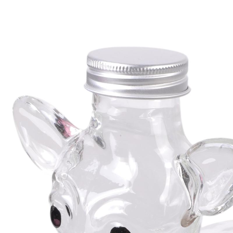 Dog Themed Airtight Glass Snacks Jar With Secure Lid For Storing Cookie Coffee Bean Pet Treats Kitchen Organizers