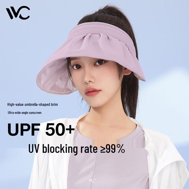 VVC UV Protection Cloud Fan Shell Sun Visor