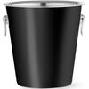 Champagne Ice Bucket, Steel, 33 L, Diameter 220 X 190 Mm, Black