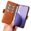For Oppo Reno14 5G (China)/Oppo Reno14 F 5G/Oppo Reno14 5G (Global) Wallet Phone Case YIKATU YK-003 Leather Stand Cover