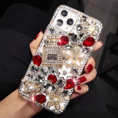 Πολυτελής θήκη Bling Rhinestone Για Samsung Galaxy S23 S22 Ultra S21 Plus S20 FE A14 A34 A54 A13 A33 A23 A53 A32 A42 A52 A72 A22 A51 A12 Διαμαντένιο κάλυμμα