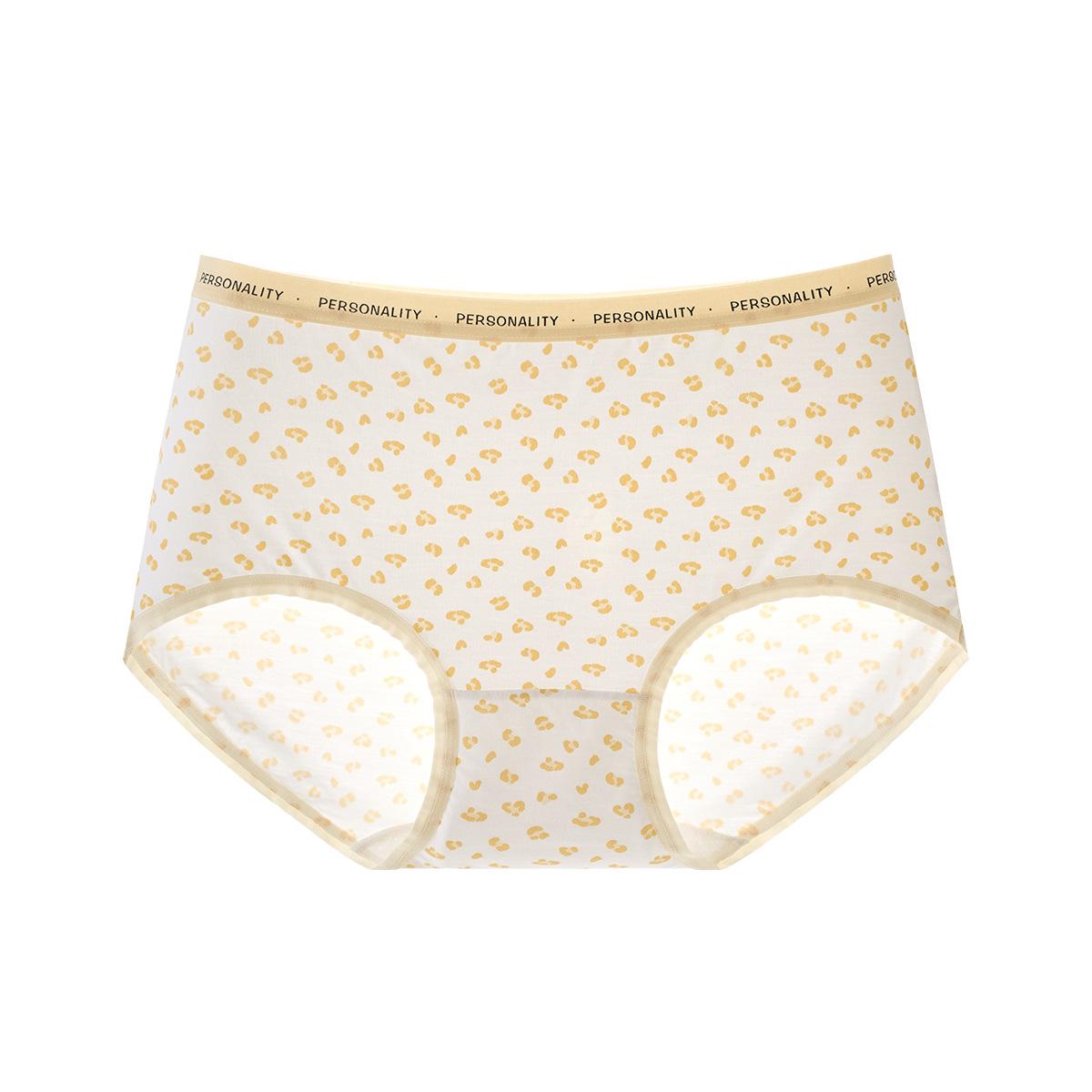 

Трусики для девочек Youkesi с милым принтом, средней посадки, с антибактериальной ластовицей из шелка тутового дерева L