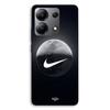 Phone Case - MANIACASE - Xiaomi Redmi Note 13 4G - Black - TPU Silicone - Nike Moon Pattern