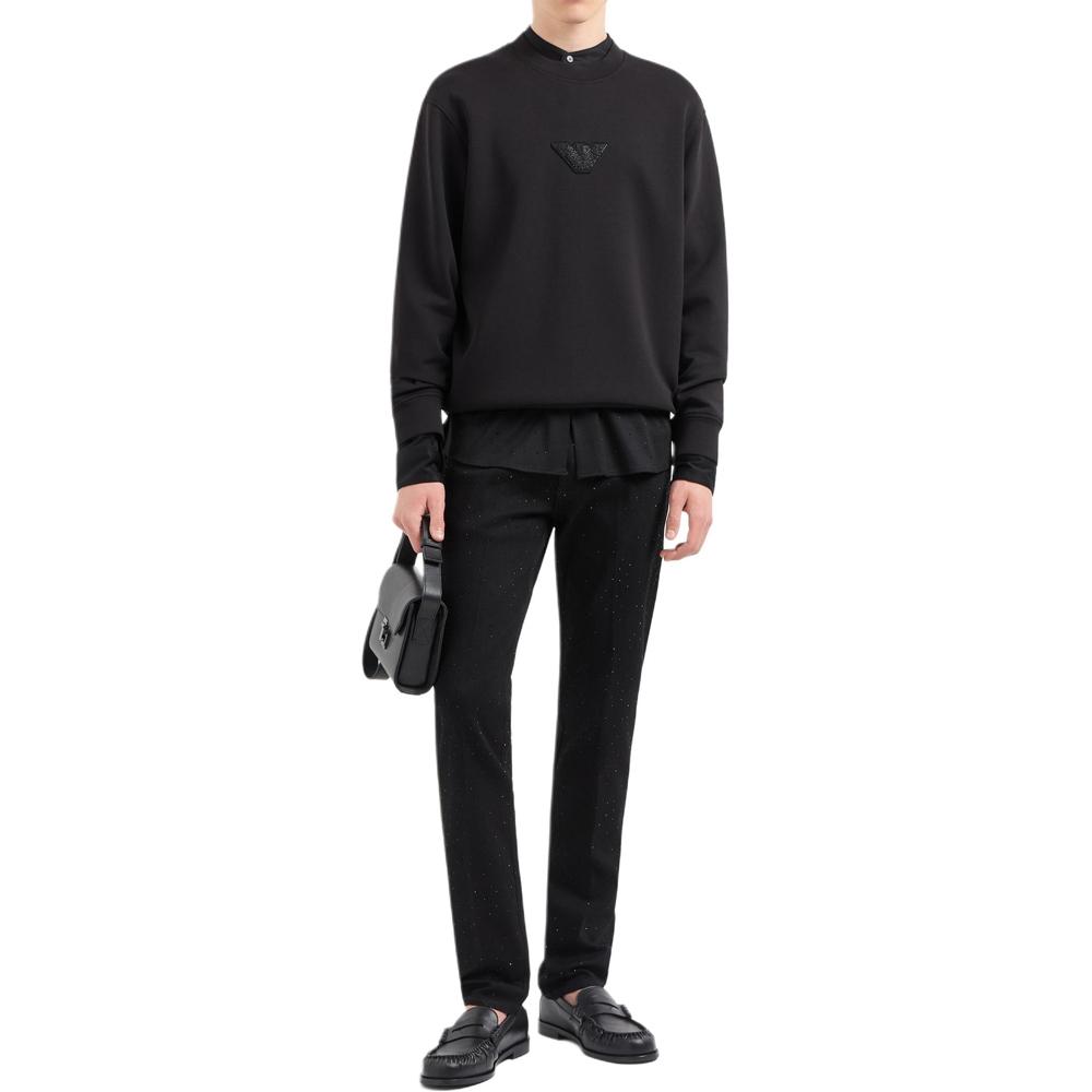 Emporio Armani Clubwear Capsule Collection FW24 Sweatshirt Men's Black EM001494-AF10013-UC001