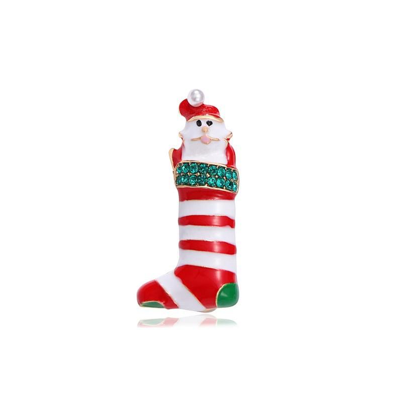 

Різдвяна брошка Різдвяна ялинка Санта Клаус чоботи сніговик дзвіночок прилавок крапельна брошка Різдвяна сукня збірка прикраса