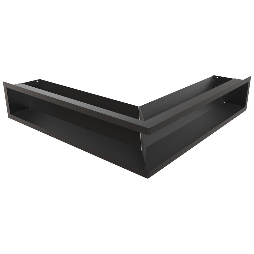 Vent Cover LUFT corner 56x56x12 black