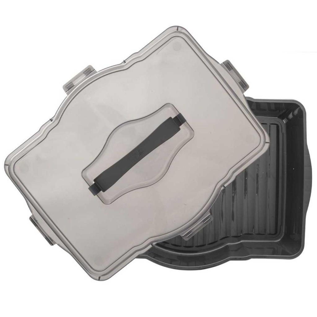 RECTANGULAR CAKE SNACK CONTAINER 45x35cm 154033