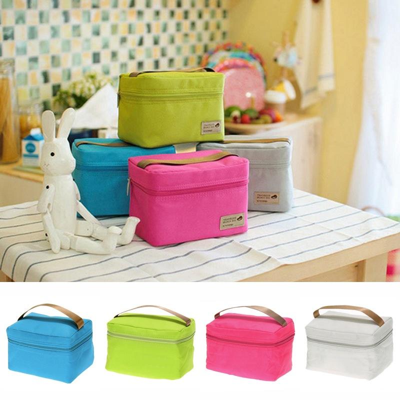 Isolation Thermique Refroidisseur Sac déjeuner Sandwich Boisson Fraîche Stockage réfrigéré Zip Sacs