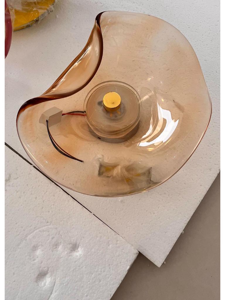 Nordic Modern Minimalist All-Copper Petal Pendant Light for Bedroom and Restaurant