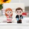 Resin Teacher Figurine Model DlY Baking Cake Decoration Teacher Statue Ornaments  Collection Crafts