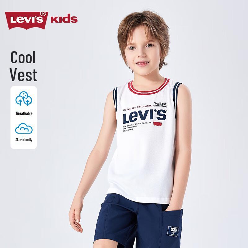

Levi s Boys Sleeveless Round Neck Tank Top S
