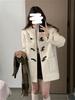 Women's 2025 Winter Korean Style Petite Wool-Blend Thickened Toggle Coat