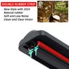 Car Windshield Wiper Blade Universal U/J Double Rubber Strip Wiper Blade Natural Rubber Strip 14"16"18"19"20"21"22"24"26"