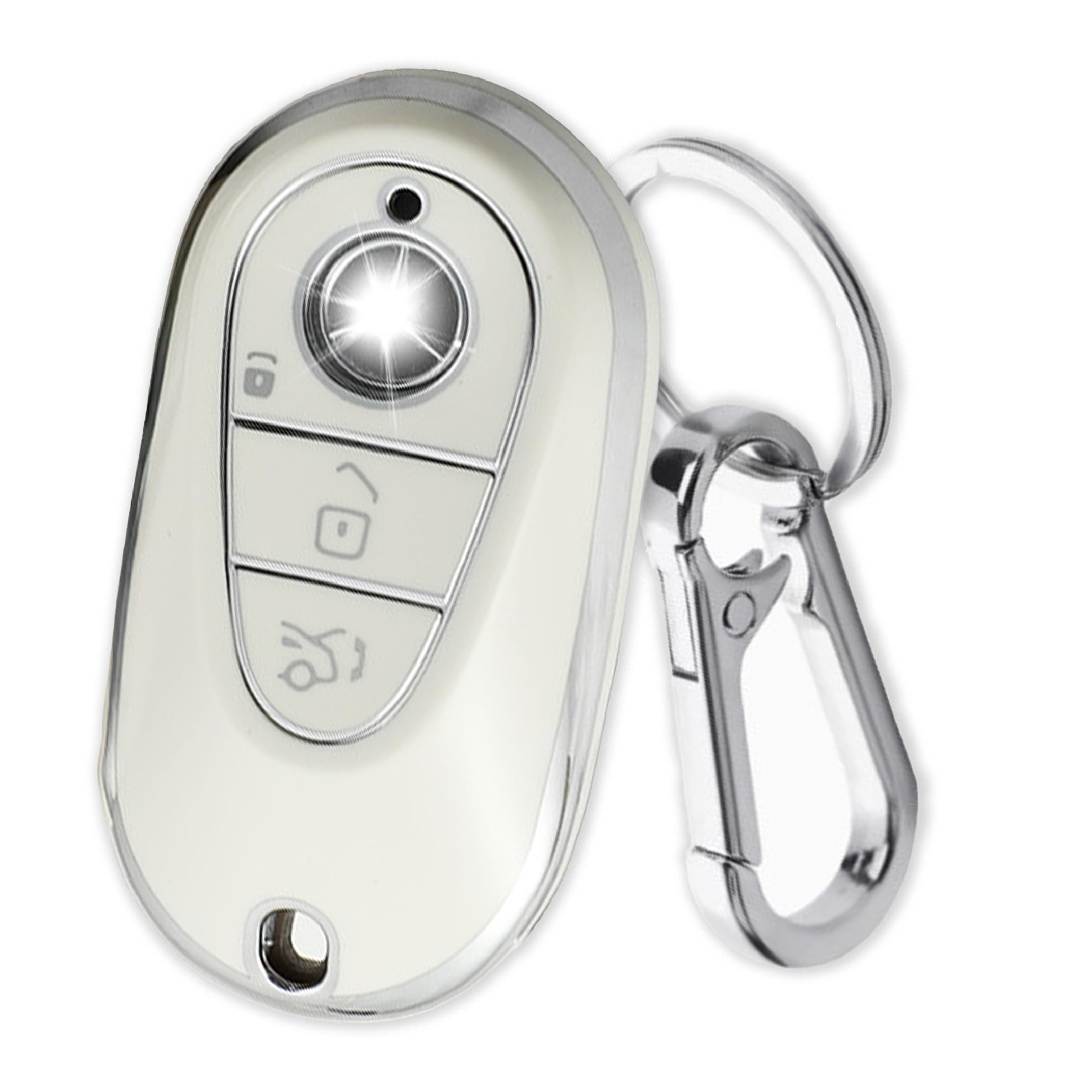 [FRACTAL CREATION] Mercedes-Benz Exclusive TPU Key Cover Latest Oval Smart