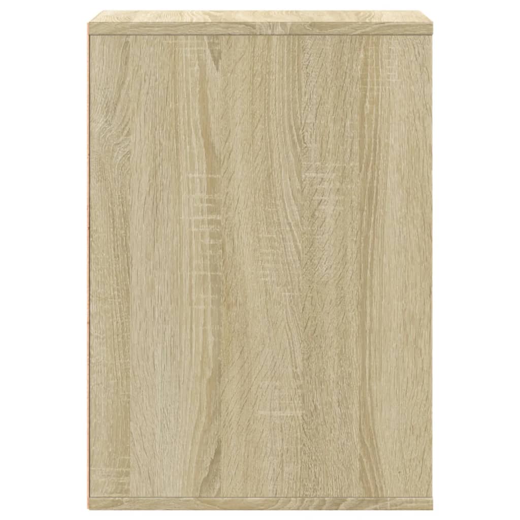 Vidaxl Komoda, Dąb Sonoma, 80X41X58 Cm, Materiał Drewnopochodny