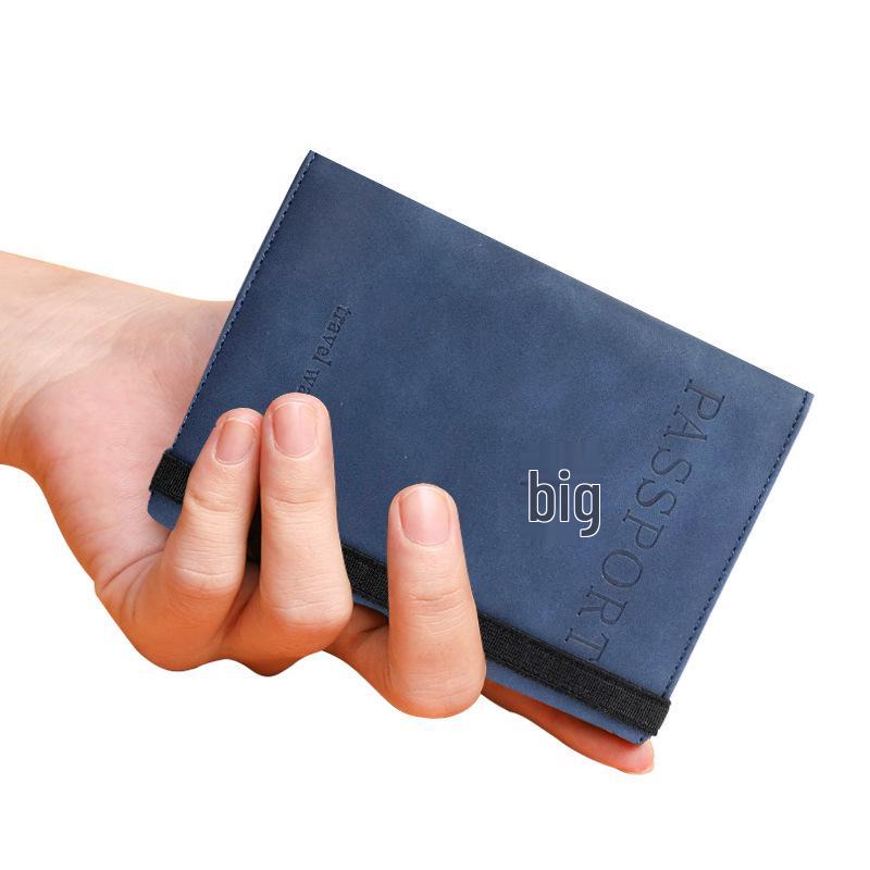 Customizable RFID PU Leather Passport Holder with Multi-Card Slots