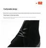 Herren Wildleder Chelsea Boots im koreanischen Stil - Herbst/Winter Spitzschuhe High-Top Schuhe