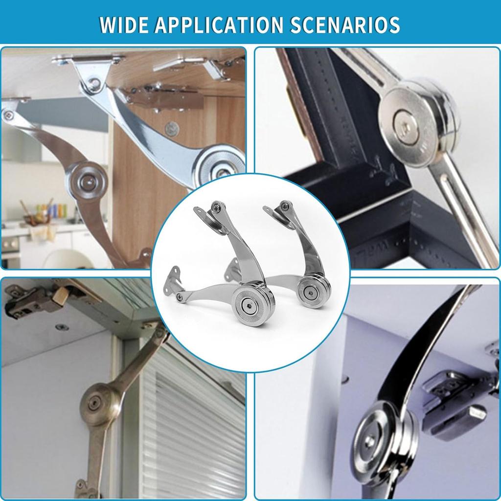 Randomly Stop Lid Support Hinge Kitchen/Room Cabinet Door Adjustable Polish Hinge Furniture Lift Up Flap Stay Support Hardware