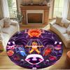 Five Nights at Freddy's Print Round Rug, Washable Floor Carpet, For Entryway Dorm Laundry Room Office Study, Home Decor Birthday Christmas Gift