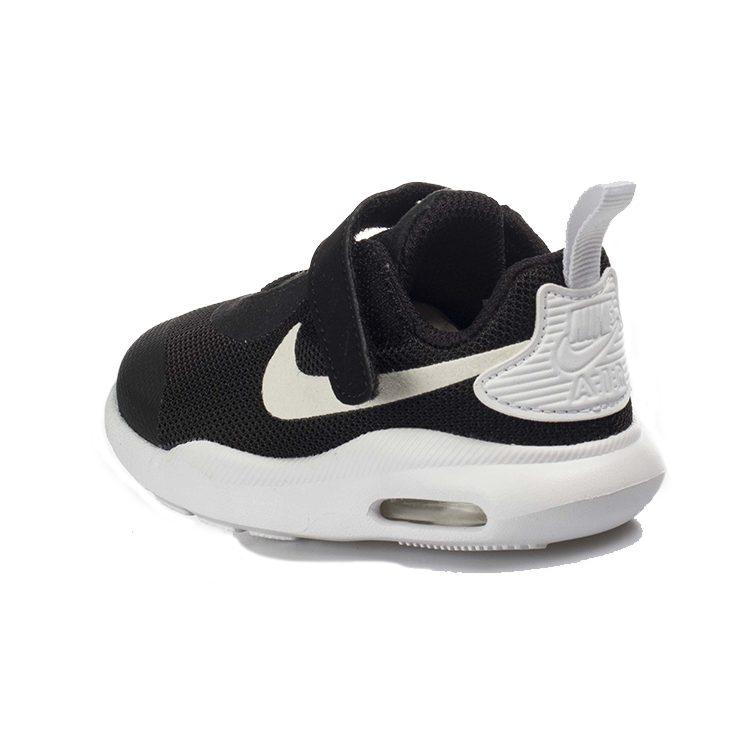 Nike Air Max Oketo Cushioning Low top Running Shoes Black White Infant And Toddler AR7421-002