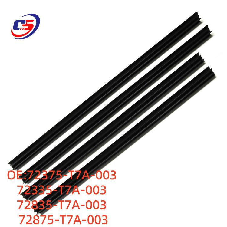 

Honda Glass Inner Weatherstrip Set: 72335-T7A-003, 72375-T7A-003, 72875-T7A-003 72375-T7A-003 72335-T7A-003 72835-T7A-003 72875-T7
