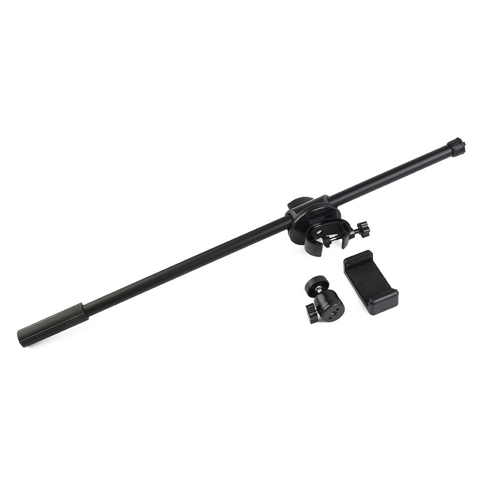 Nastavitelný držák na mikrofon s klipem pro 60-100mm živý mikrofonní stojan