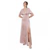 Maya Deluxe Womens/Ladies Satin Angel Sleeve Bridesmaid Maxi Dress
