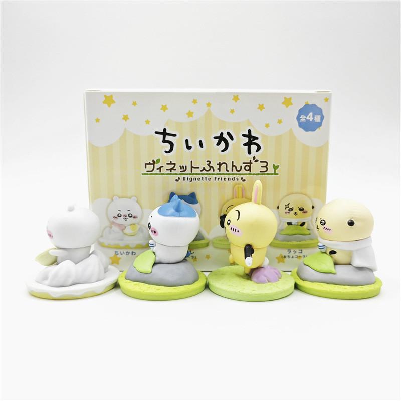Figurines Cartoon Chiikawa Desktop Decor Collectible Kids Birthday Toys Gift