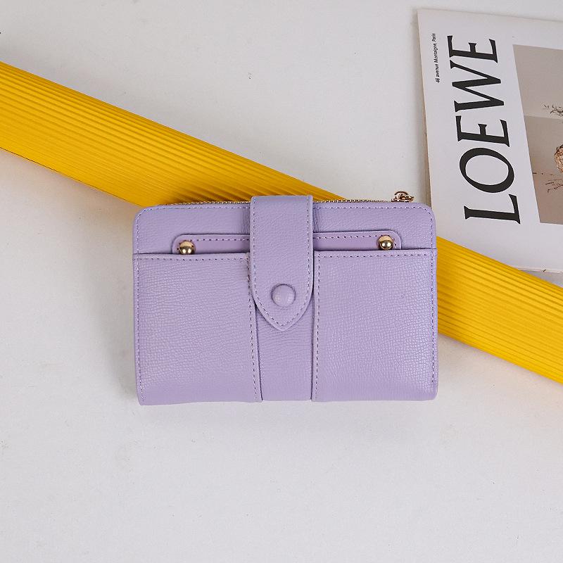 Women's Multifunctional Short Wallet & Coin Purse - Japanese & Korean Style with Card Holder and Buckle
