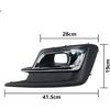 57731AL68A 57731AL69A Car Front Bumper Fog Lamp Light Cover Frame Foglight Trim Lid Bezel Hood,Compatible With Subaru Legacy 2018 2019(1pc left)