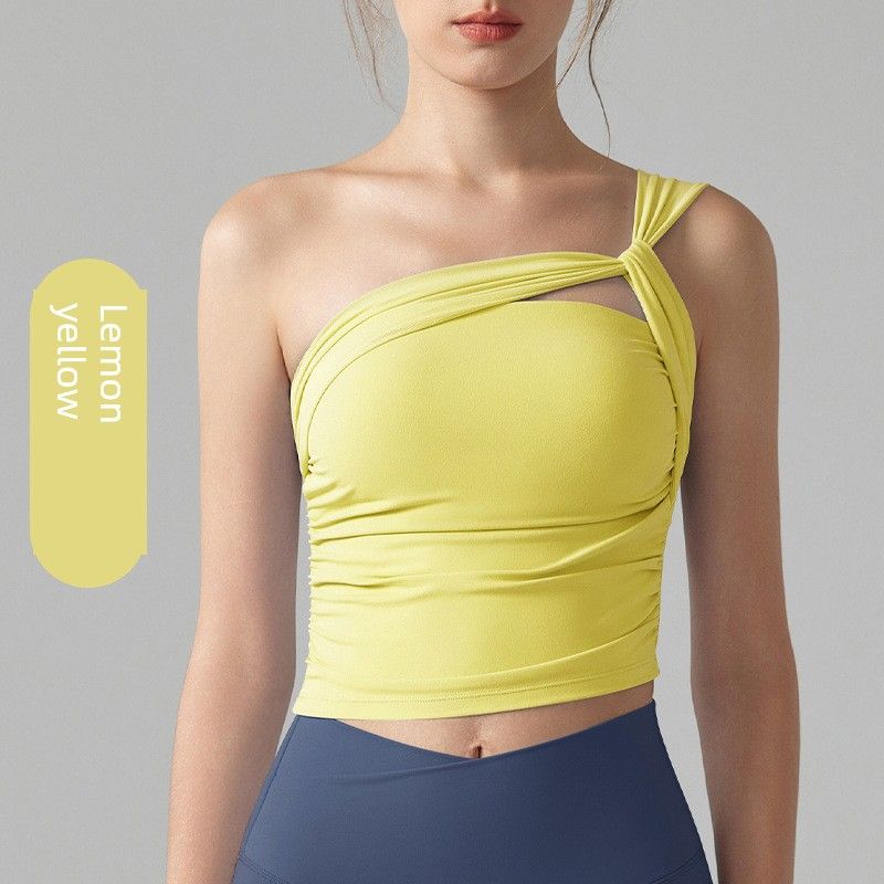 European and American-Style Crossbody Bra Dancing Hollow Yoga Underwear