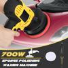 220V Car Waxing Angle Grinder Polishing Machine For Polishing Metal Furniture Adjustable-speed 125mm Pad 700W