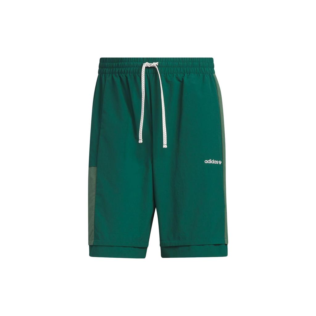 Adidas Originals Striped Colorblock Drawstring Casual Shorts Men Bottoms Multicolor IU4799