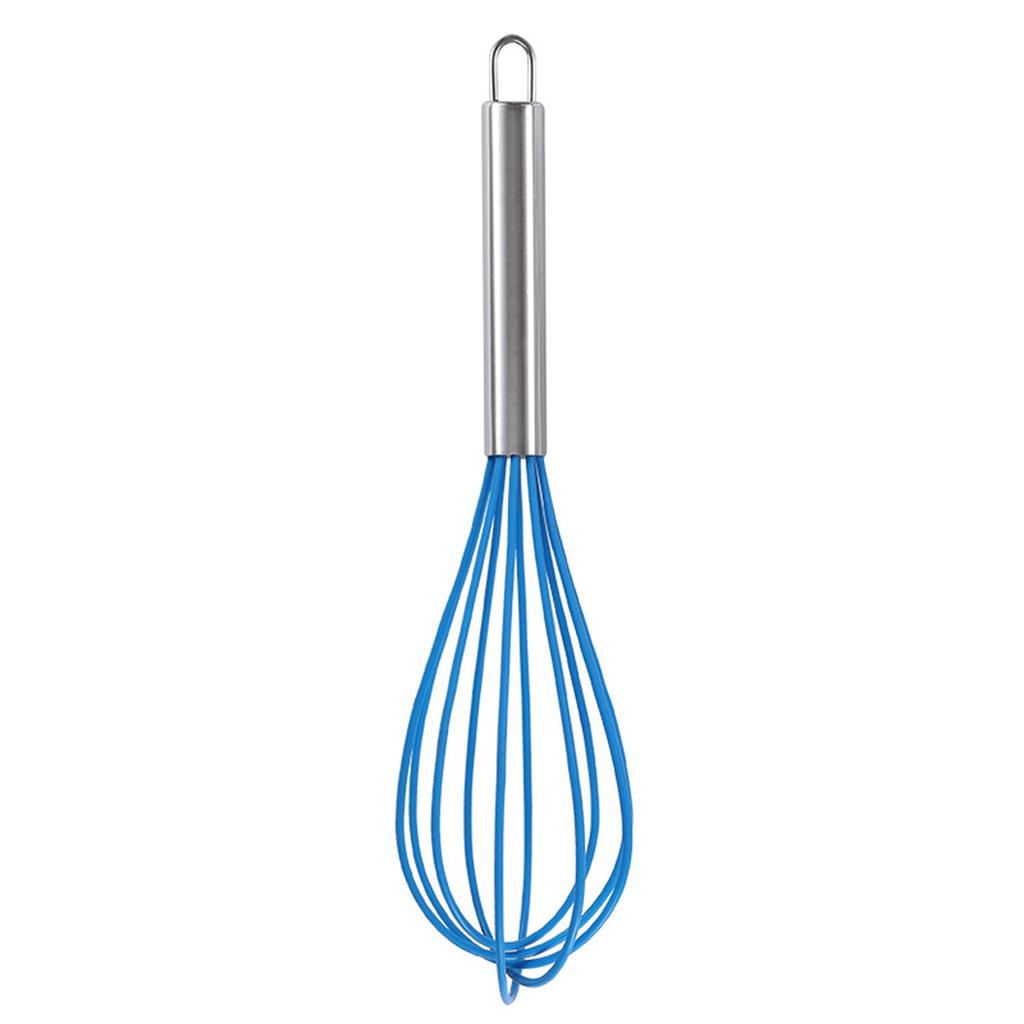 Manual Silicone Whisk Manual Egg Beater Durable Kitchen Pastry Tools Cake Baking Utensil Mixer for Baking and Cooking