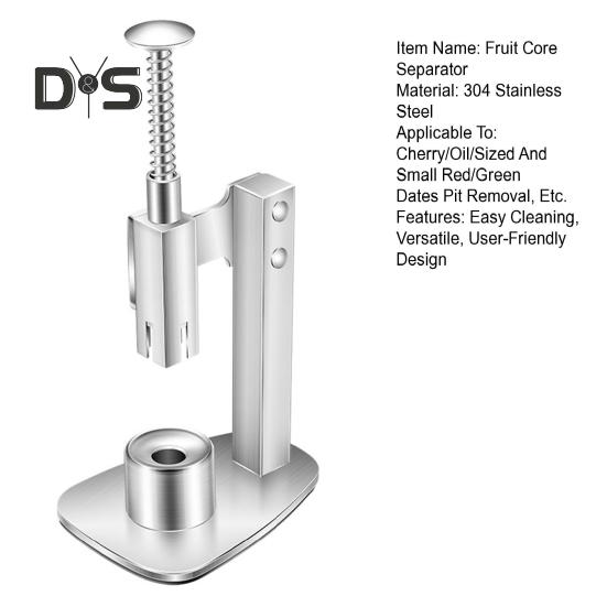 Fruit Core Separator Manual Jujube Pitter Cherry Olive Corer Remover Stainless Steel Kitchen Fruit Preparation Tool