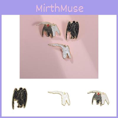 Unique Movie Inspired Angel And Demon Brooch Pin Stylish Alloy Cartoon Accessory