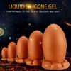Giant T-Rex Egg Anal Plug - Premium Liquid Silicone Soft Anal Toy for Anal Training