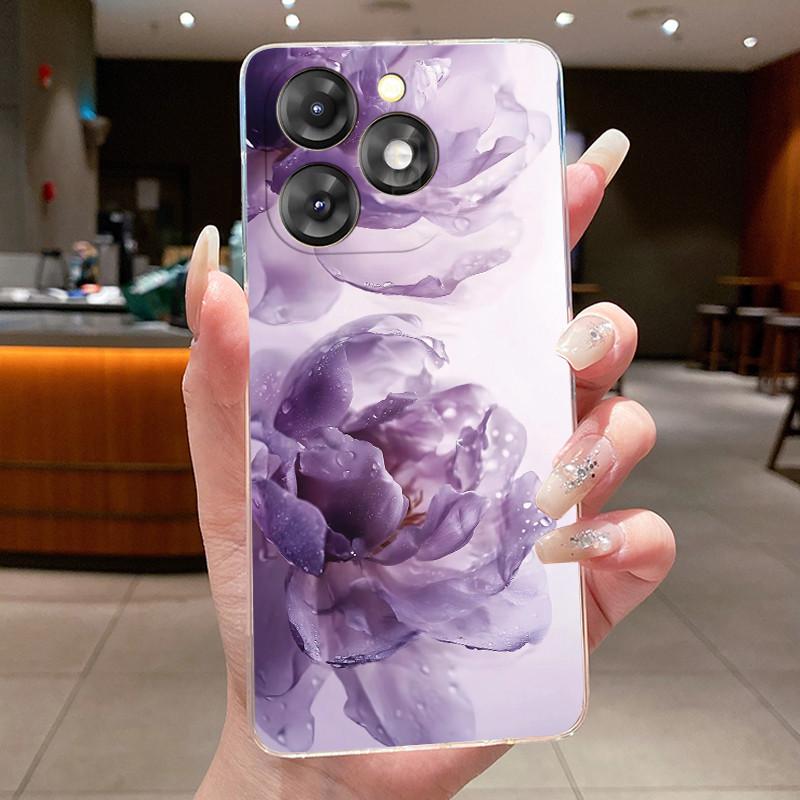 For itel A50 A50C A60 A60S A70 A80 Case Luxury Awesome Cute Cool Dragon Boys Girls Soft Silicone Back Covers Transparent Bumper