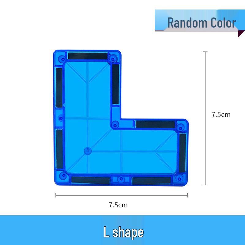 Stained Glass Magnetic Building Blocks for Children - Translucent Toy Set