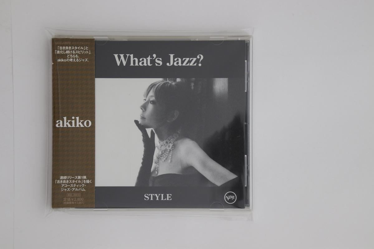 

CD AKIKO - Whats Jazz UCCJ2072PROMO VERVE 2008 Japan Obi Jazz Used