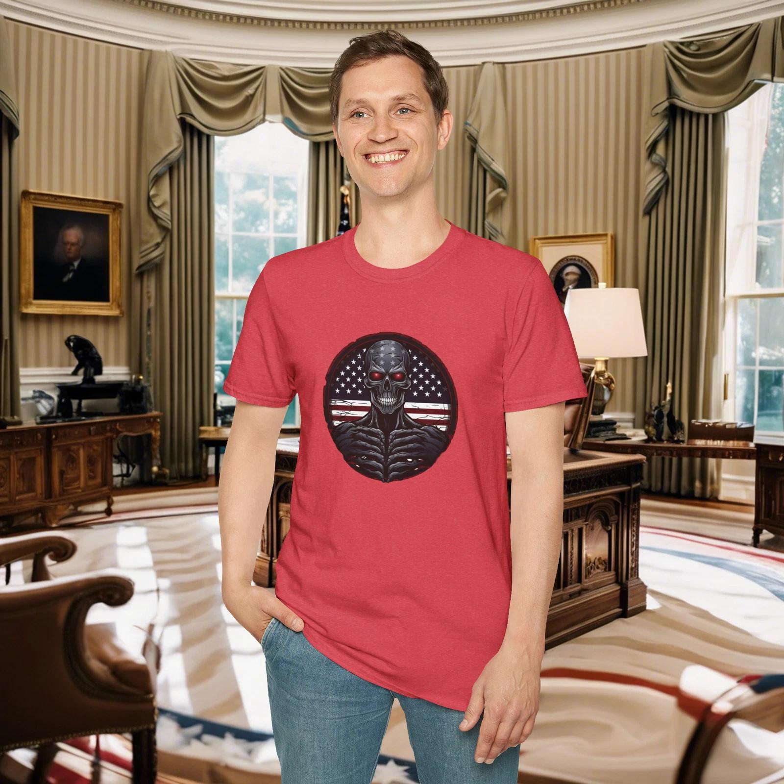 Patriotic 3 Unisex Softstyle T-Shirt S