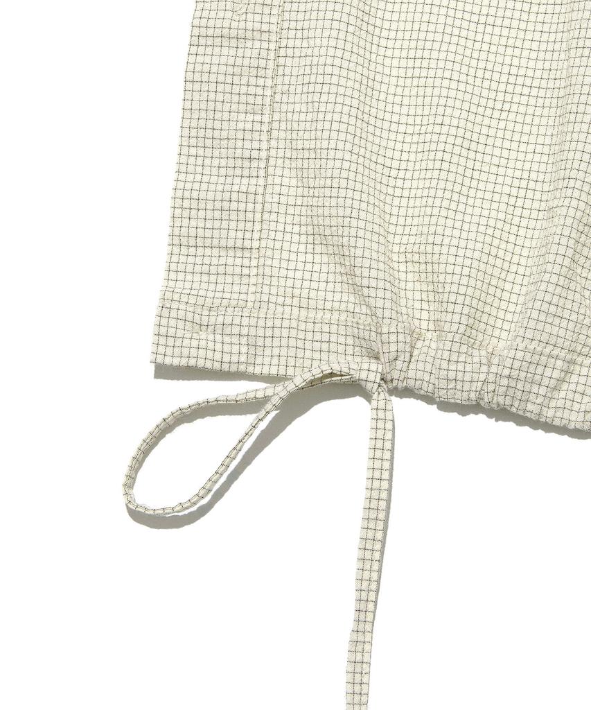 LEE Hooded Check Shirt In Ivory