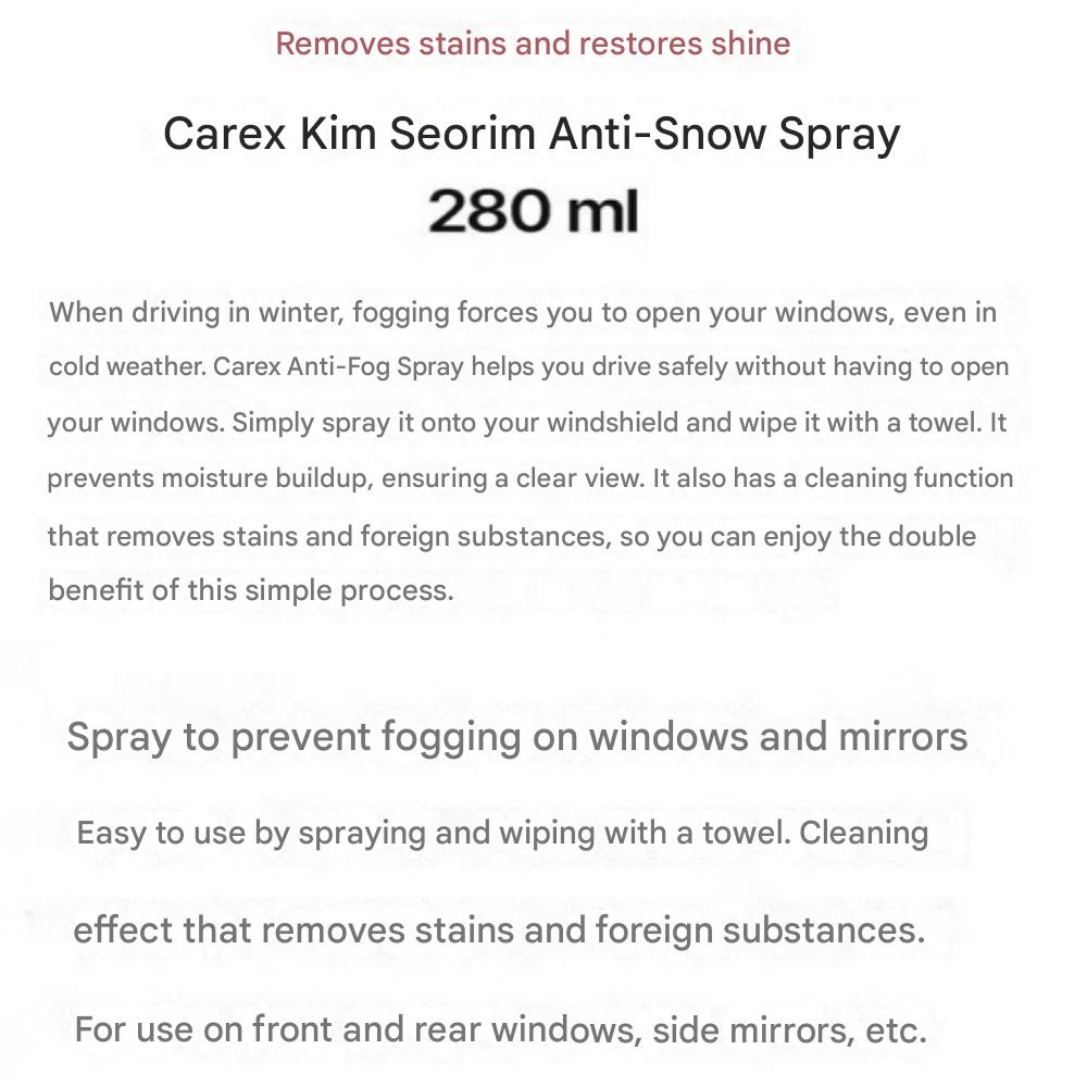 Carex Anti-Fog Spray 280 Ml