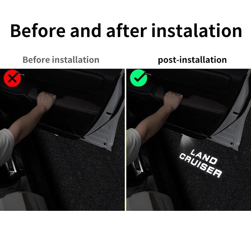 For Toyota Land Cruiser 250 Prado Lc250 2024 2025 First Edition 1958 Door Welcome Lamp Modification Interior Upgrade Accessories