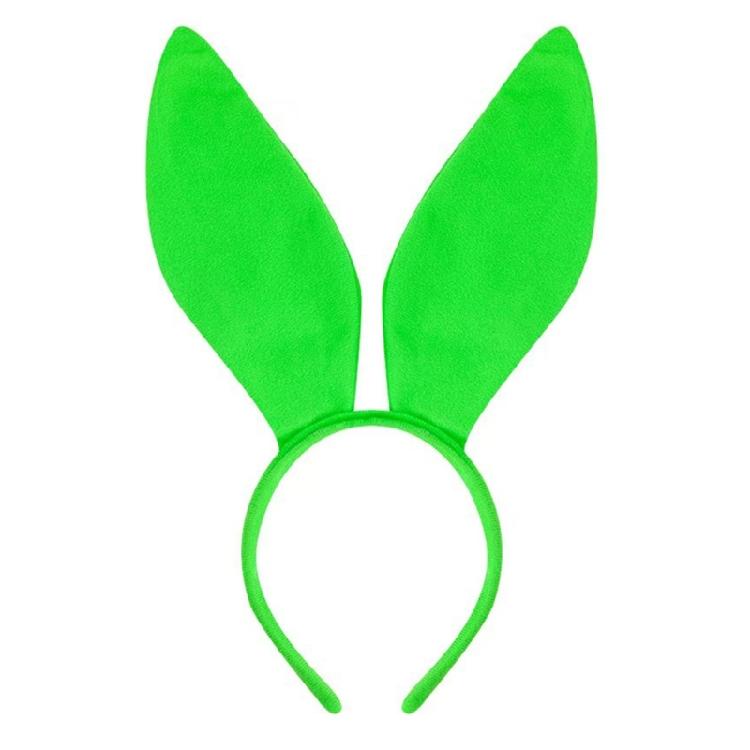 Diadema a forma di orecchie lunghe da ragazza Divertente cerchietto da coniglio per festa Compleanno Fasce per capelli Copricapo da palcoscenico Accessori per foto di Pasqua