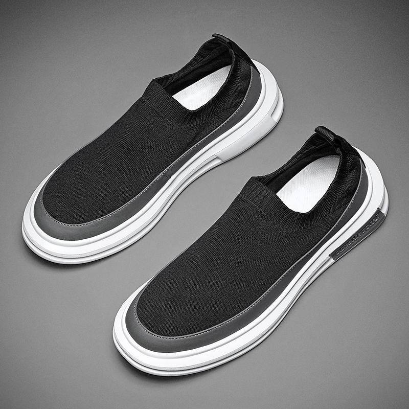 Men's shoes summer breathable new shoes men's ruffian handsome men's casual deodorant mesh men's shoes