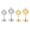 Standing Crucifix Catholic Car Ornament Zinc Alloy Tabletop Cross Statue for Luxury Home Decoration Accessories