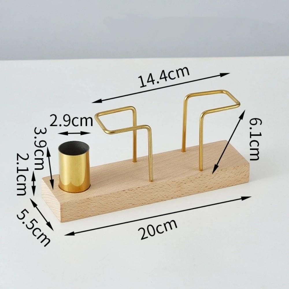 New Wood Tissue Holder Creative Design Elegant Toothpick Box Multifunction Desktop Organizer Dining Table